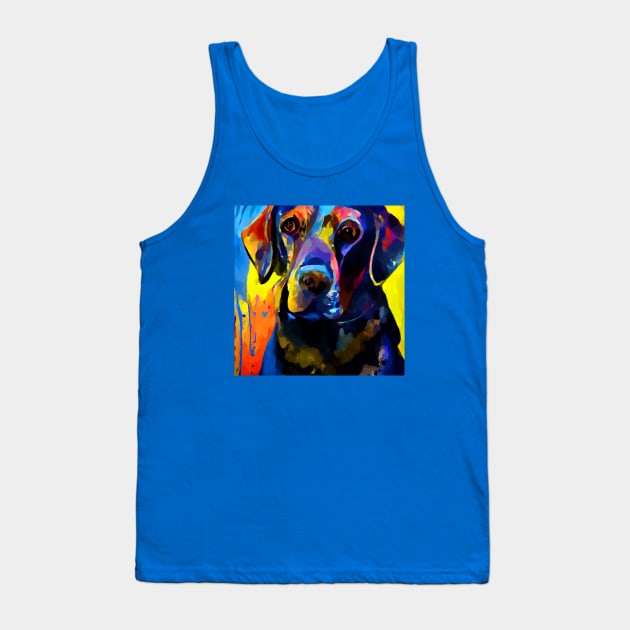 Black Labrador 3 Tank Top by Shrenk